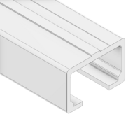MODULAR SOLUTIONS EXTRUDED PROFILE&lt;br&gt;SLIDING DOOR RAIL 6M MAX, CUT TO THE LENGTH OF 1000 MM